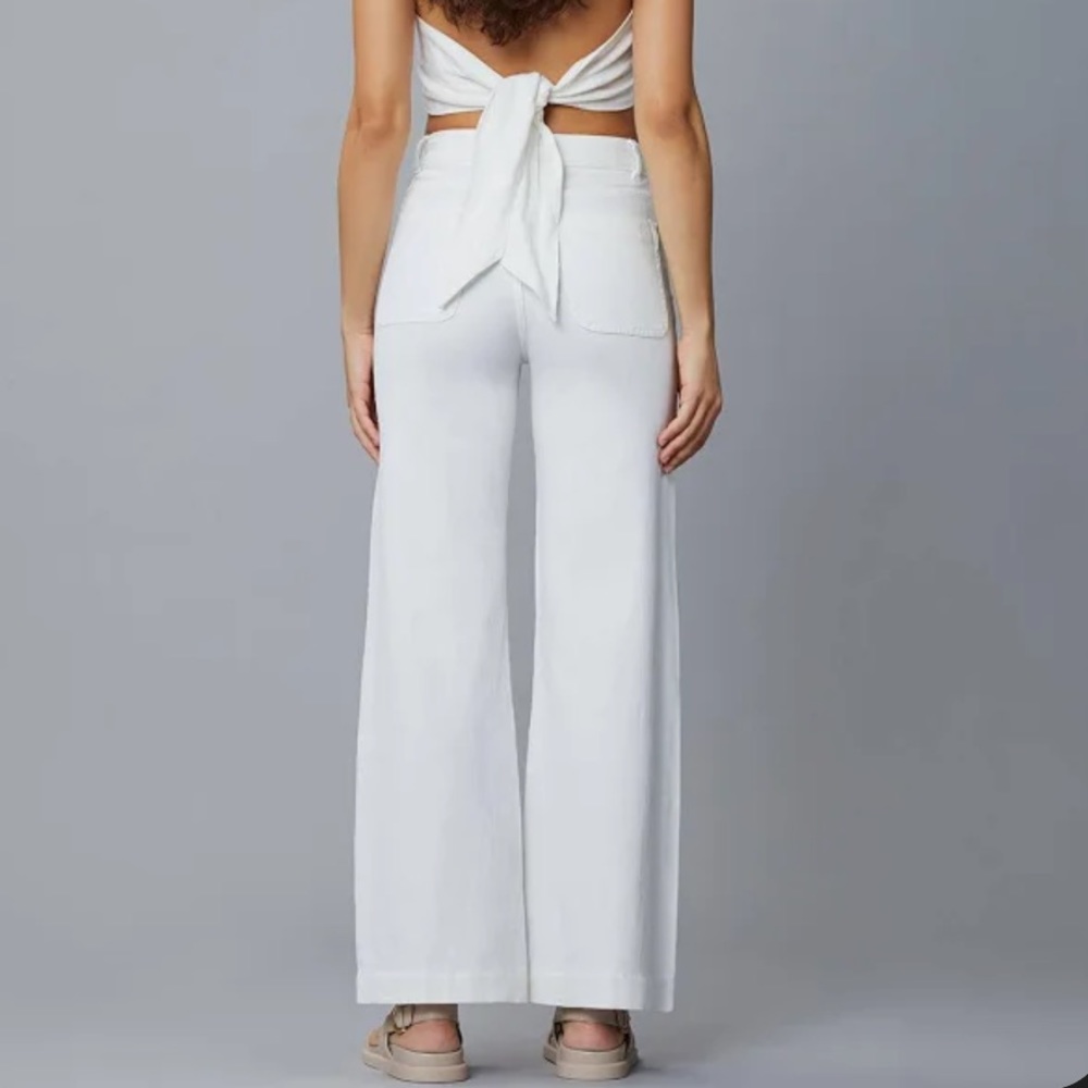DL1961
Hepburn High Rise Wide Leg Jeans in White Tide - Picture 3 of 6